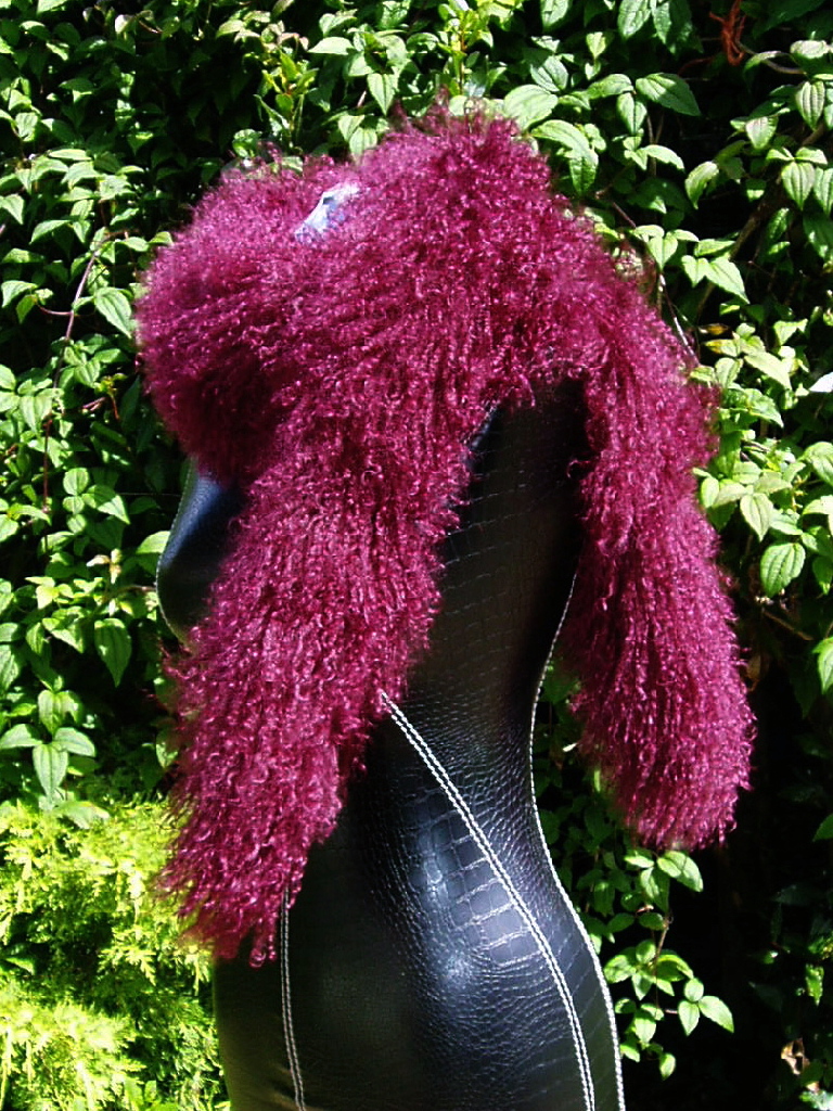 Mongolian Sheepskin Scarves