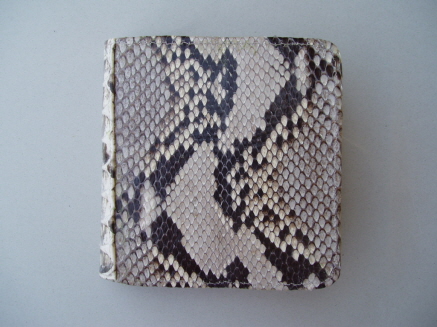 Front of the Python Snakeskin Wallet